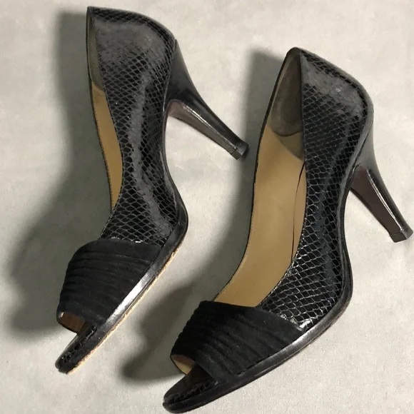 Cole Haan By : Nike Air Black 3.5 inchHeels Sz 9B - Picture 5 of 8